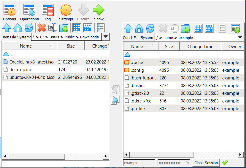 Guest Control File Manager